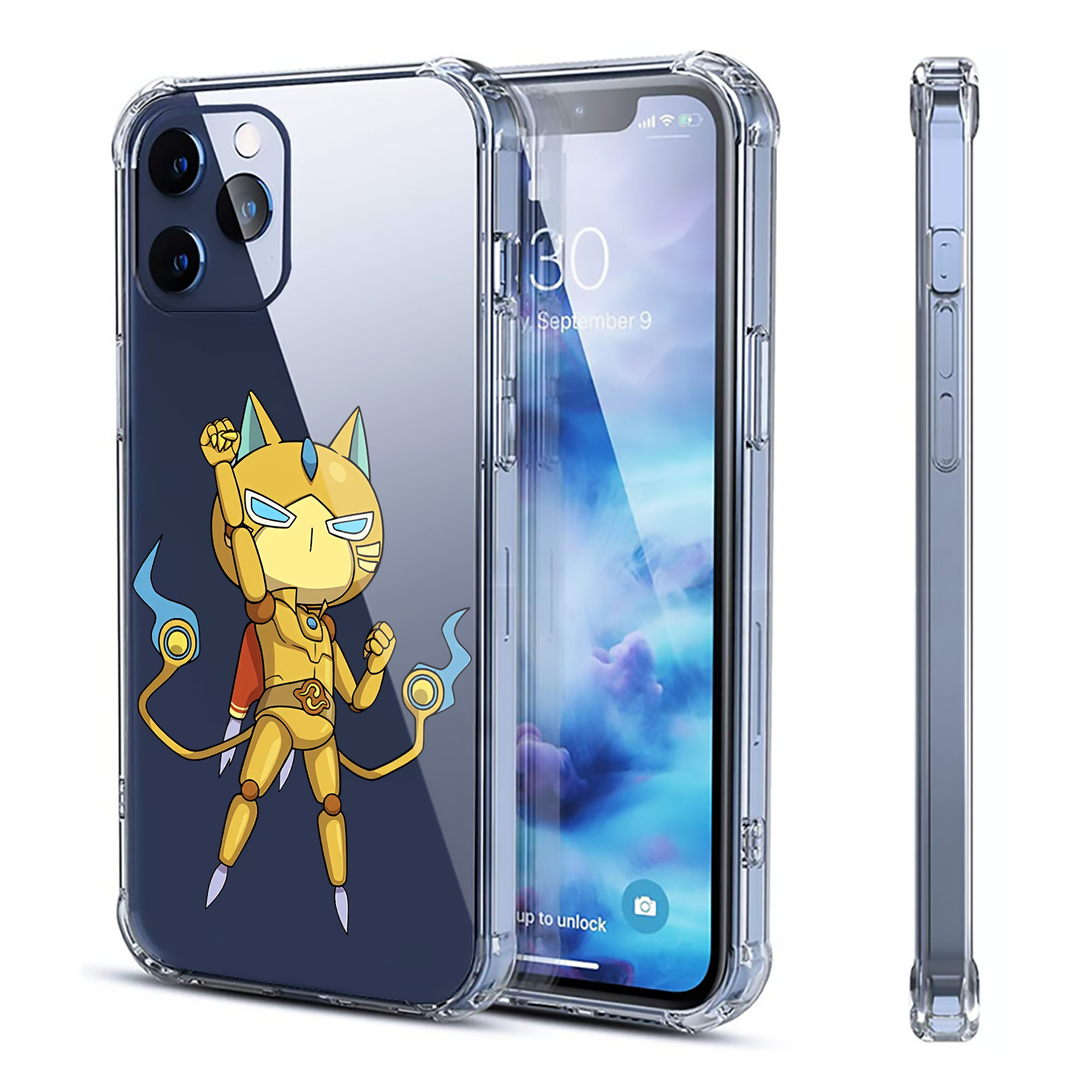 （画像用） 妖怪ウォッチ Yo-kai Watch 【iPhone 12シリーズ対応】透明スマホケース（クリアソフトケース）